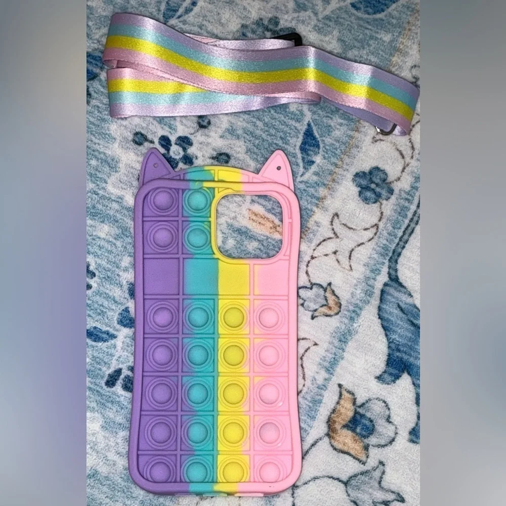 Rainbow Cat iPhone 13 Pro Max Case
